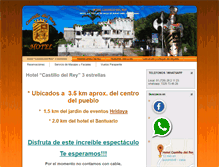 Tablet Screenshot of castillodelrey.com.mx